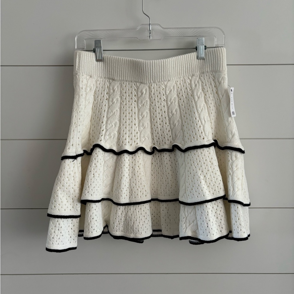 JOIE | Tanya tiered sweater skirt M - Picture 3 of 10